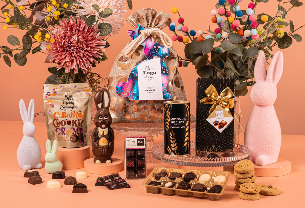 The Indulgence Easter Hamper with Bespoke Branding