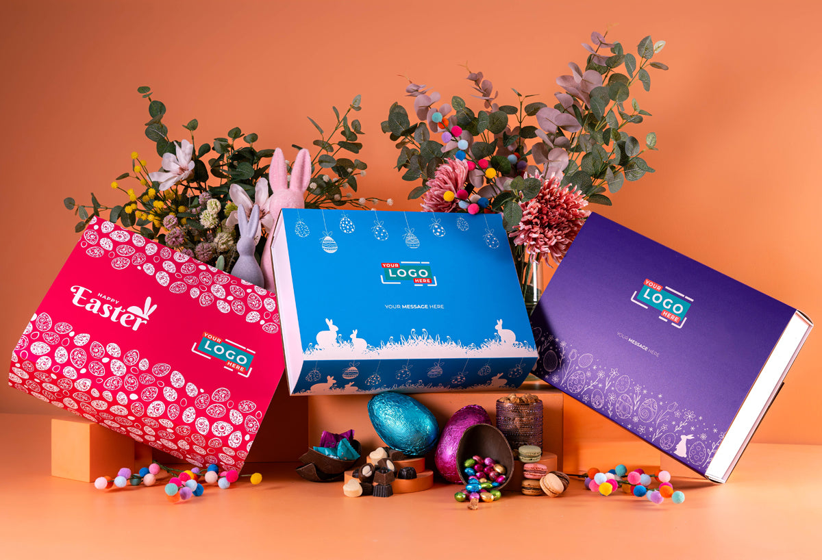 The Eggstra Special Corporate Easter Hamper with Red Wine