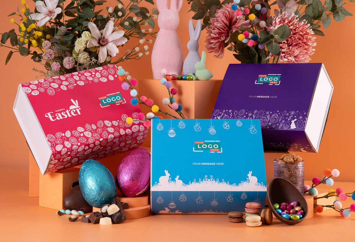 The Eggcellent Corporate Easter Hamper with Prosecco
