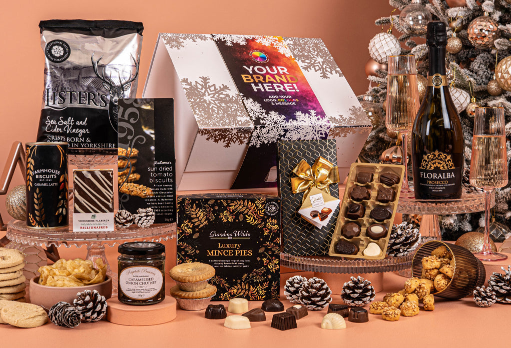 Le Noel Noir Hamper with Bespoke Branding