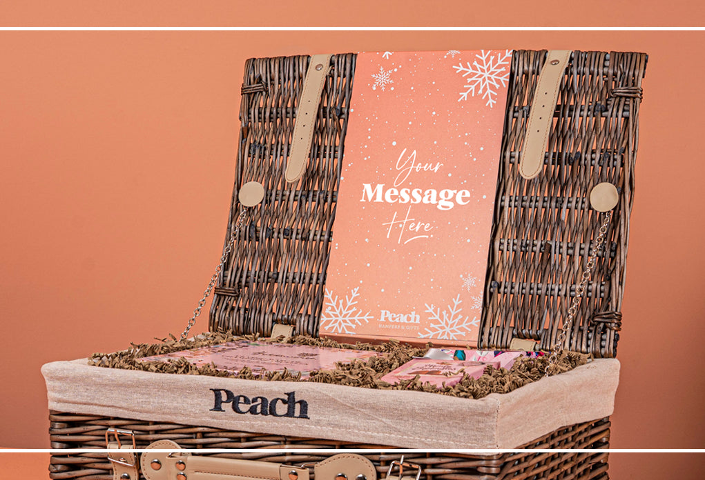 The Christmas Feast Personalised Hamper with Wine Trio