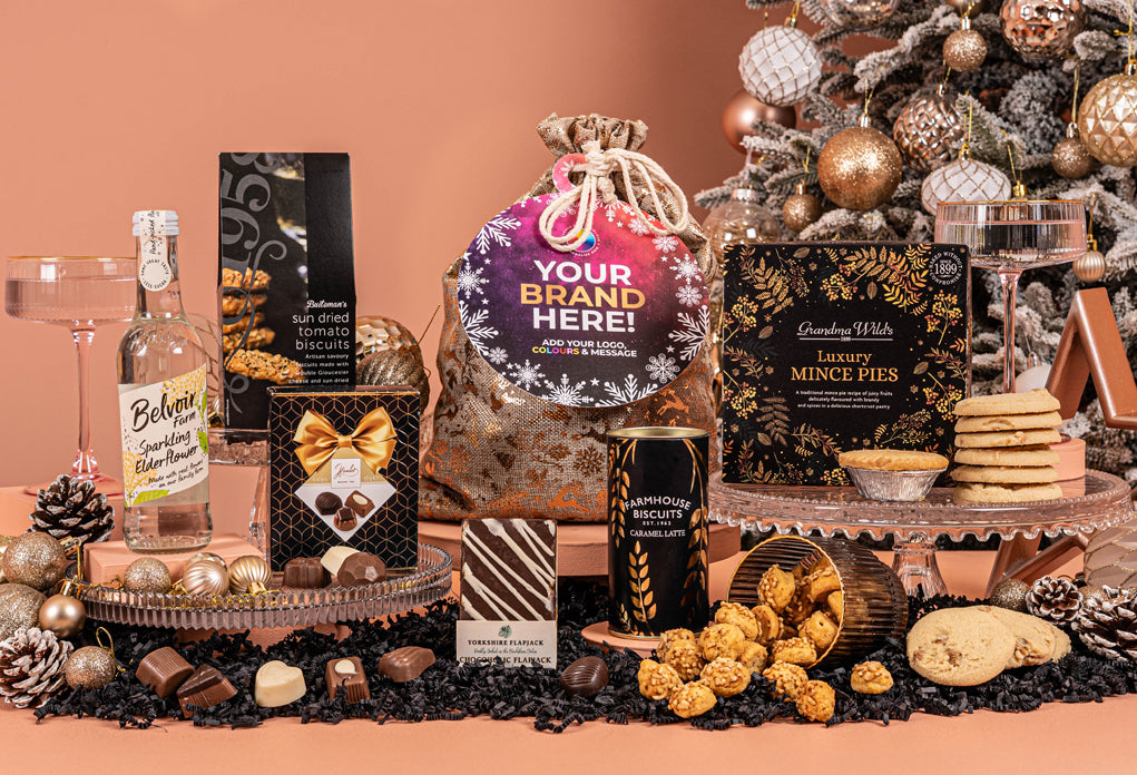 A Little Christmas Magic Hamper with Bespoke Branding