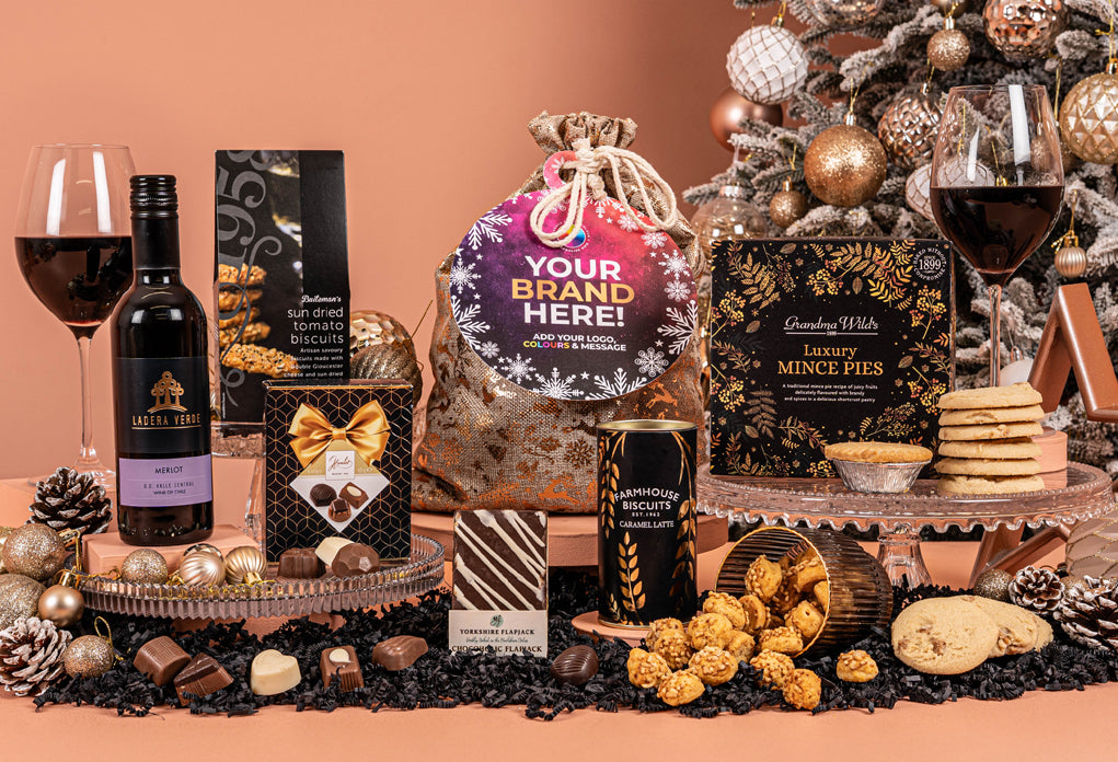 A Little Christmas Magic Hamper with Bespoke Branding