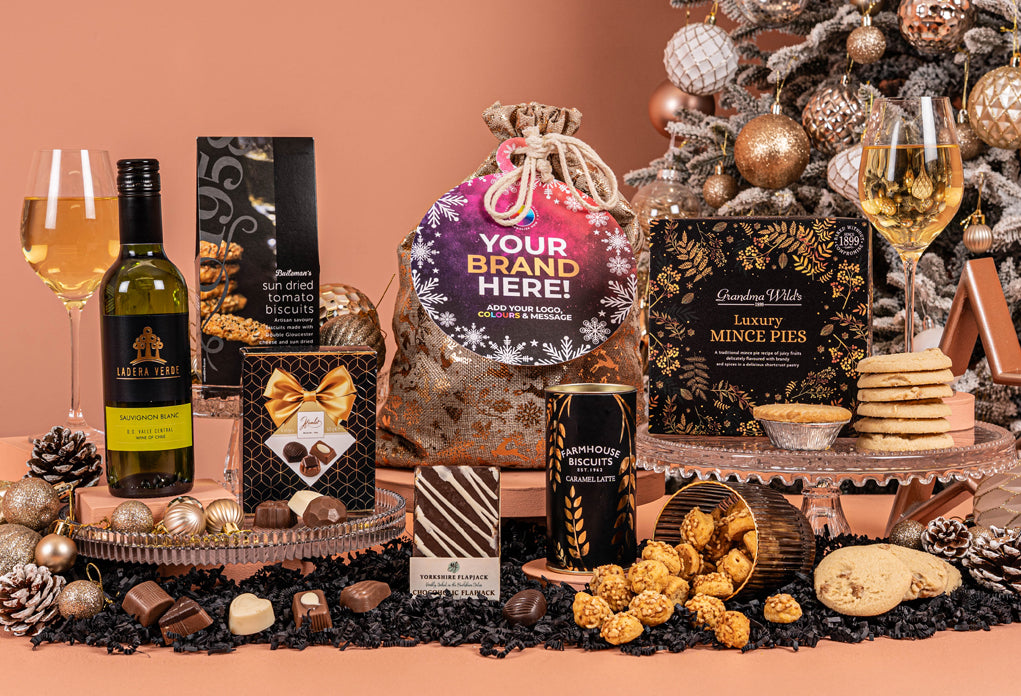 A Little Christmas Magic Hamper with Bespoke Branding