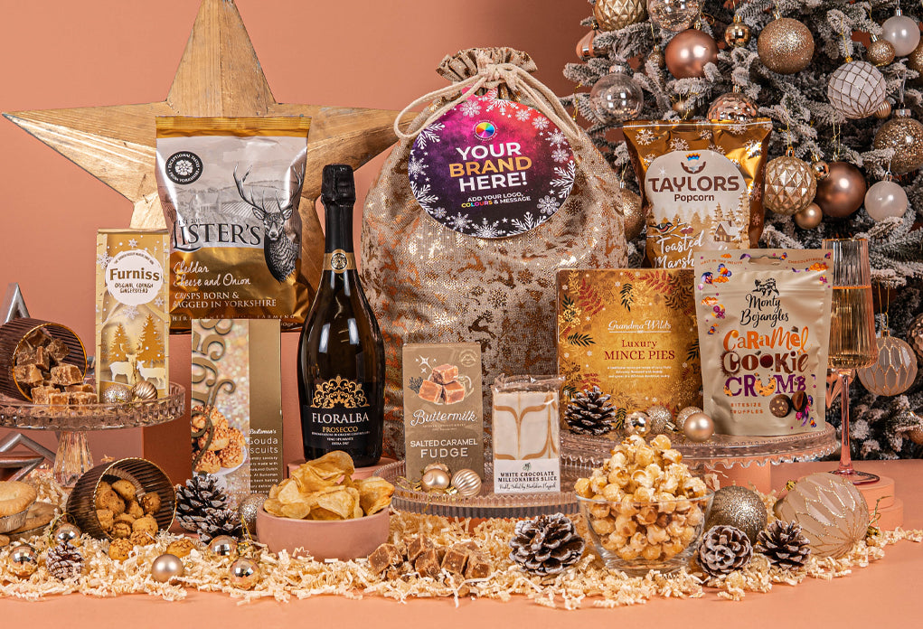 The Taste Of Christmas Hamper with Bespoke Branding