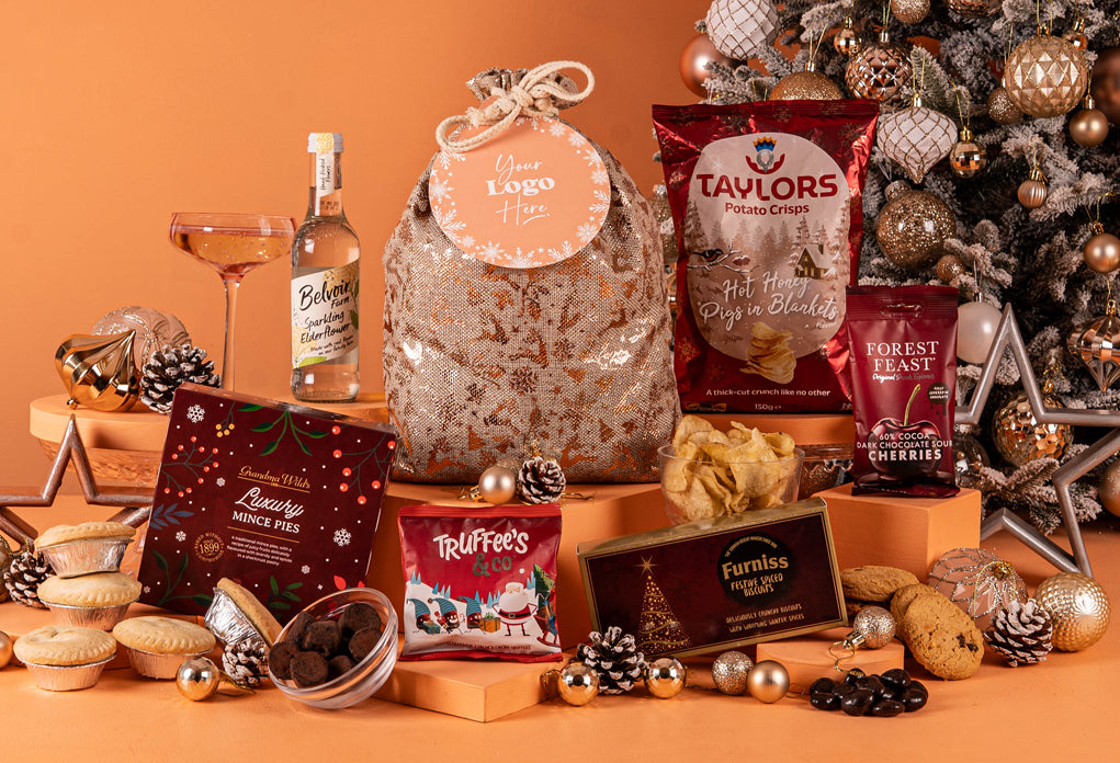 A Little Christmas Magic Hamper with Bespoke Branding