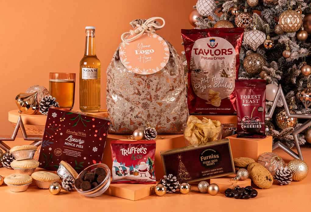 A Little Christmas Magic Hamper with Bespoke Branding