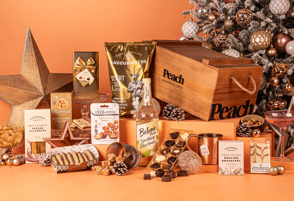 The Fireside Feast Christmas Hamper with Bespoke Branding
