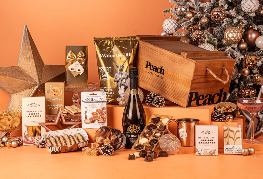 The Fireside Feast Christmas Hamper with Bespoke Branding