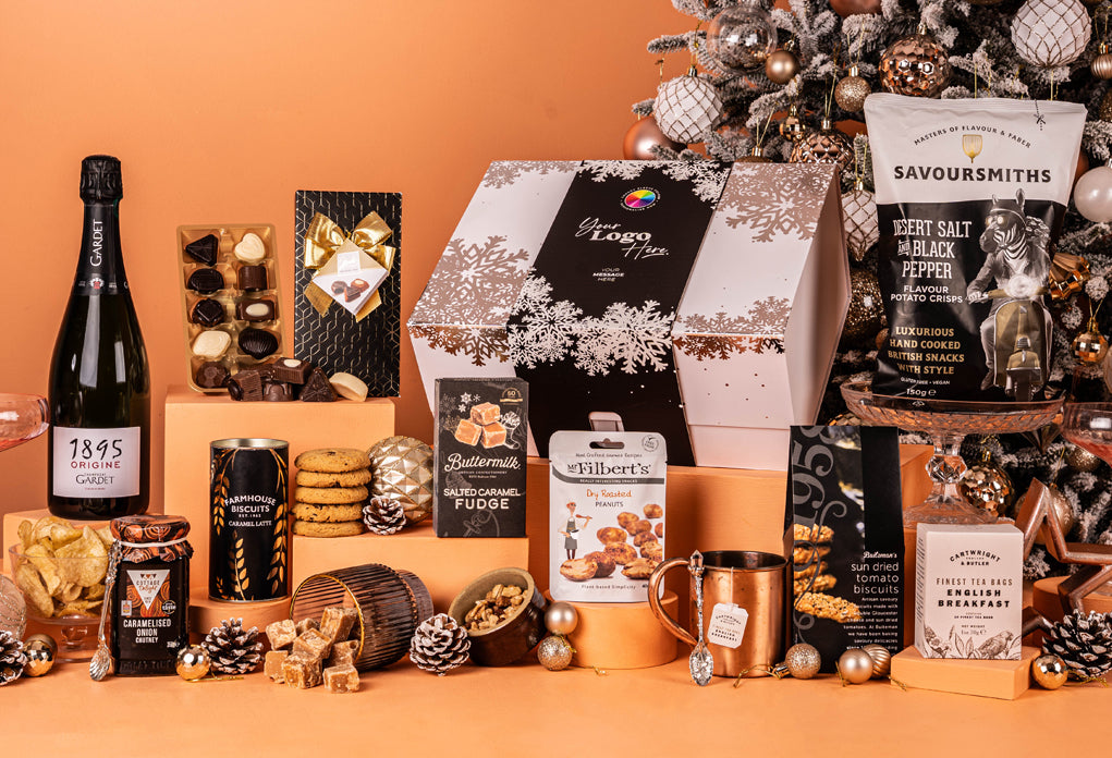 Le Noel Noir Hamper with Bespoke Branding