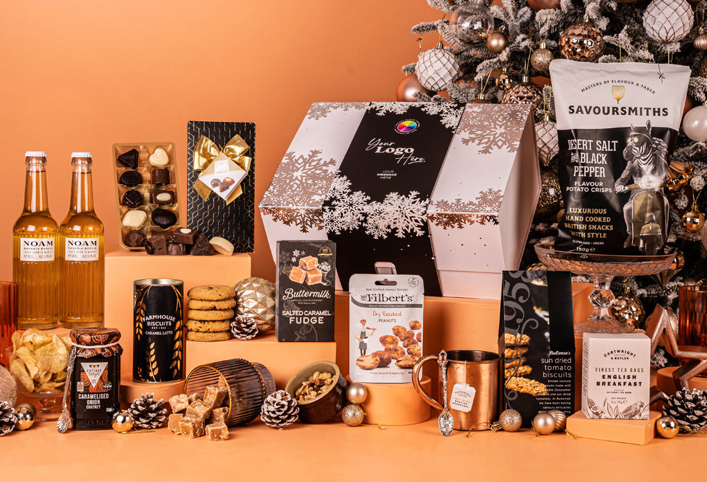 Le Noel Noir Hamper with Bespoke Branding