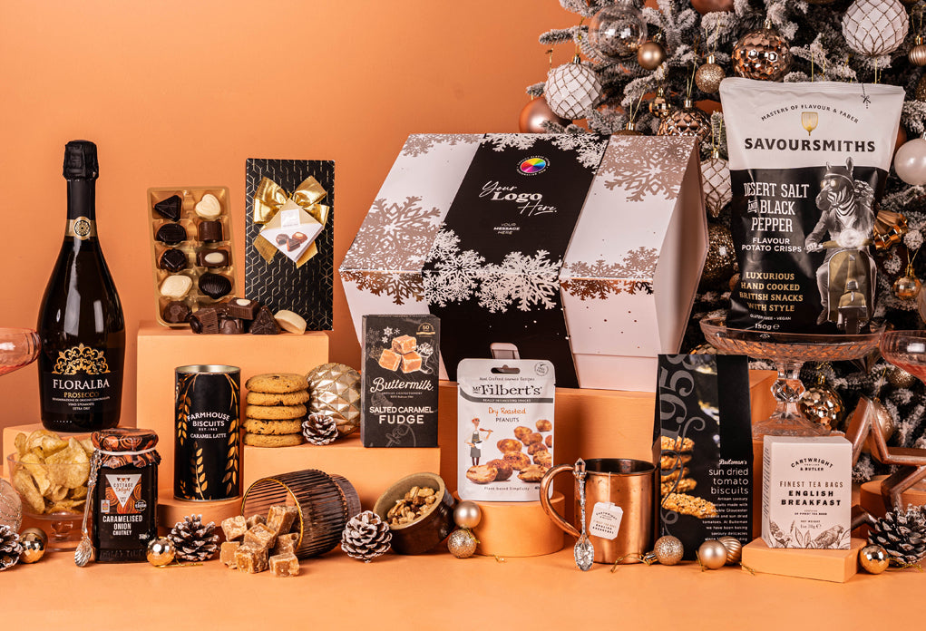 Le Noel Noir Hamper with Bespoke Branding