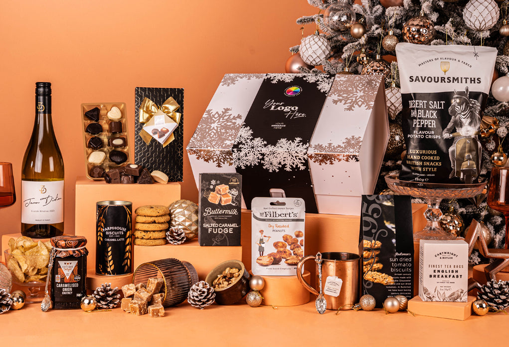 Le Noel Noir Hamper with Bespoke Branding
