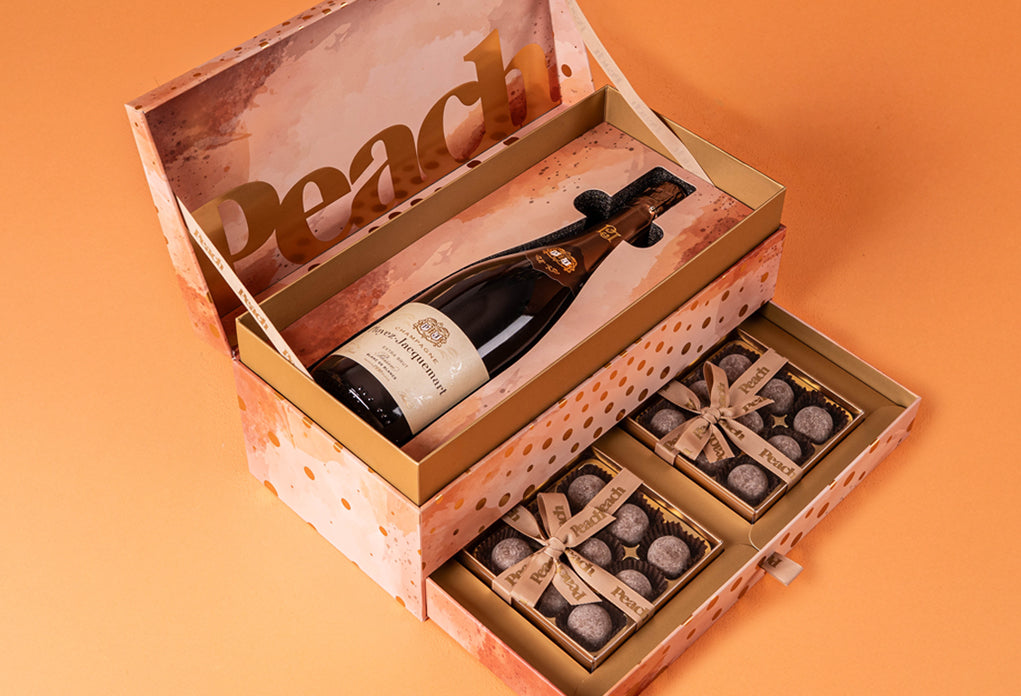 The Champagne & Chocolate Gift Box with Bespoke Branding