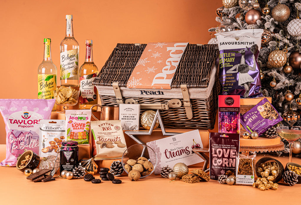 The Christmas Feast Personalised Hamper with Alcohol-Free Trio