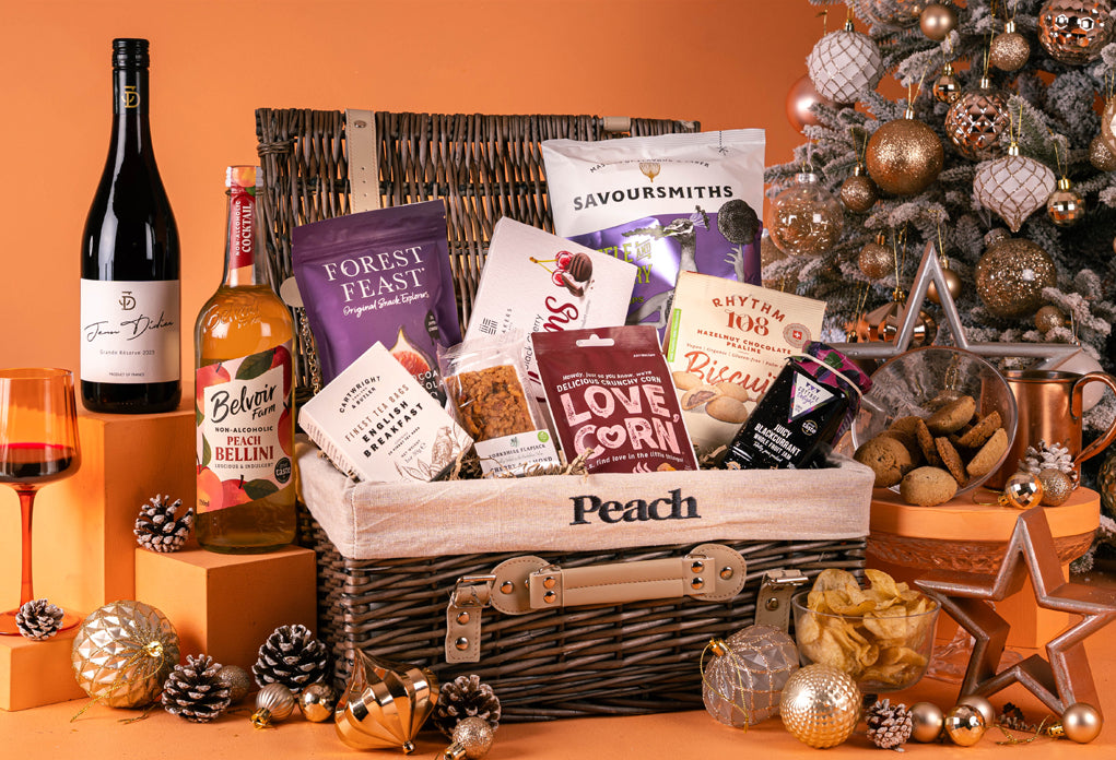 The Vegan & Gluten Free Gold Star Hamper with Bespoke Branding