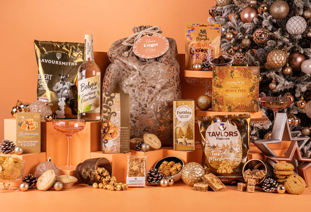 The Taste Of Christmas Hamper with Bespoke Branding