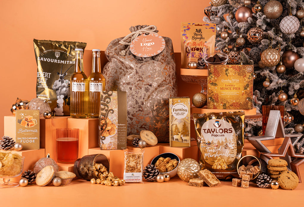 The Taste Of Christmas Hamper with Bespoke Branding