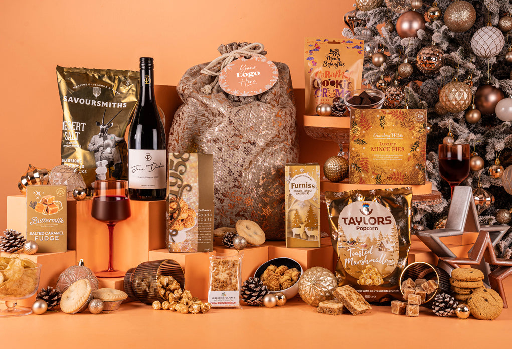 The Taste Of Christmas Hamper with Bespoke Branding