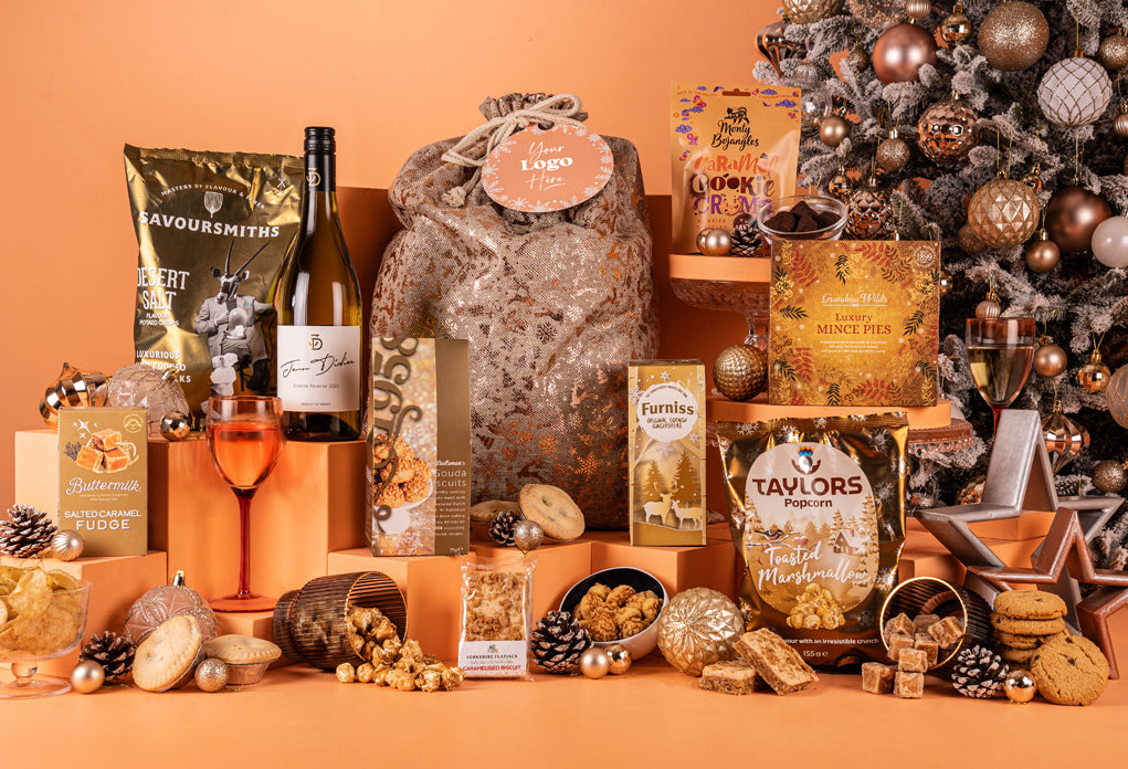 The Taste Of Christmas Hamper with Bespoke Branding