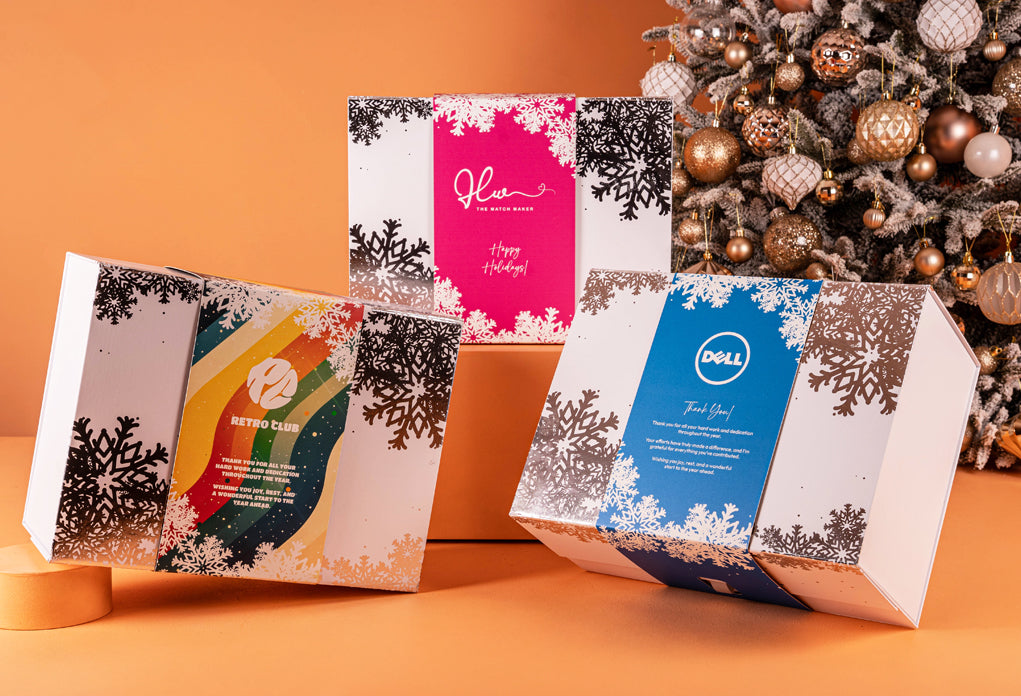 The White Christmas Hamper with Bespoke Branding