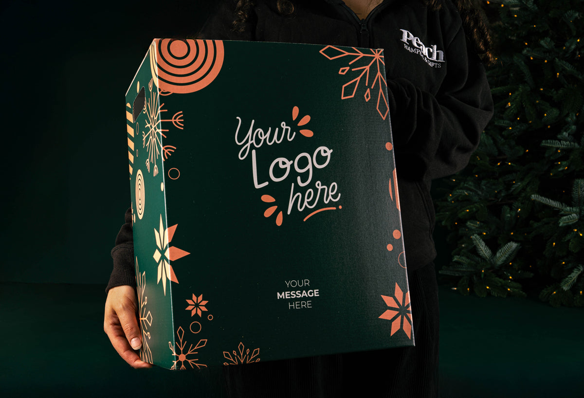 The Eco-Friendly Six Bottle Wine Crate with Bespoke Branding