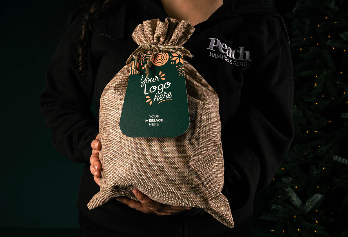 The Chocoholics Christmas Sack with Bespoke Branding
