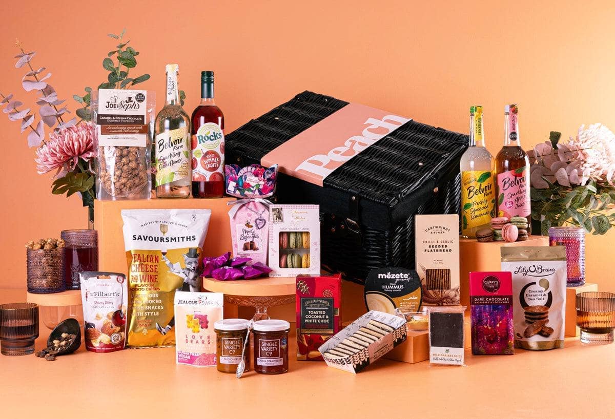 Peach Hampers Corporate Hampers Default The Magnificent Corporate Hamper with Alcohol-Free Drinks