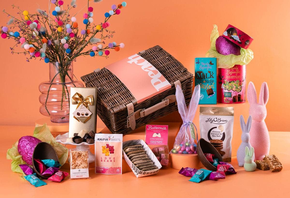 Peach Hampers Corporate Hampers The Eggquisite Personalised Easter Hamper