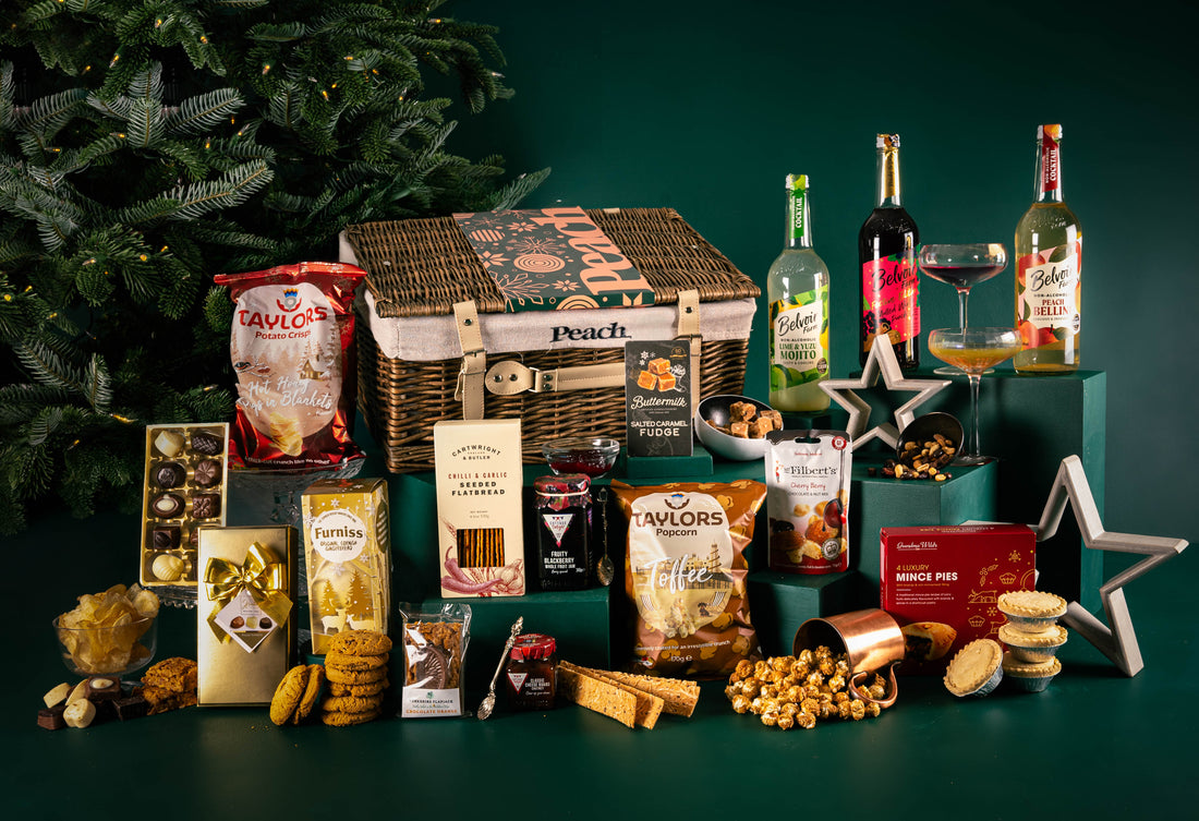 The Christmas Feast Personalised Hamper with Alcohol-Free Trio