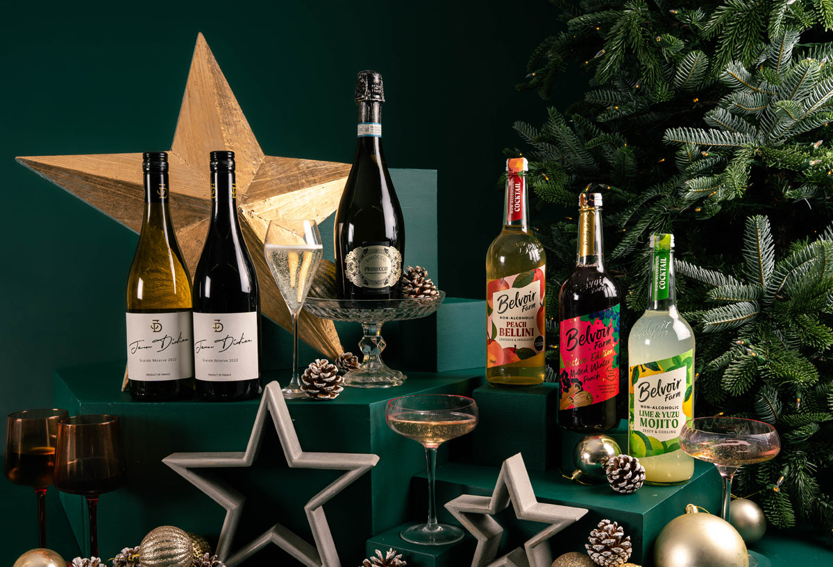 The Branded Vegan &amp; Gluten Free Christmas Feast Hamper with Wine Trio