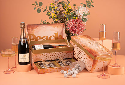 The Champagne &amp; Chocolate Gift Box with Bespoke Branding