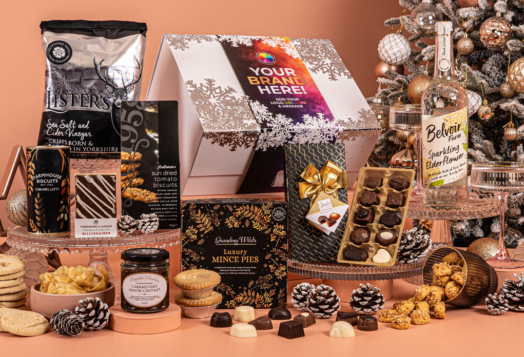 Le Noel Noir Hamper with Bespoke Branding
