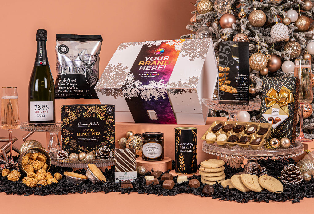 Le Noel Noir Hamper with Bespoke Branding
