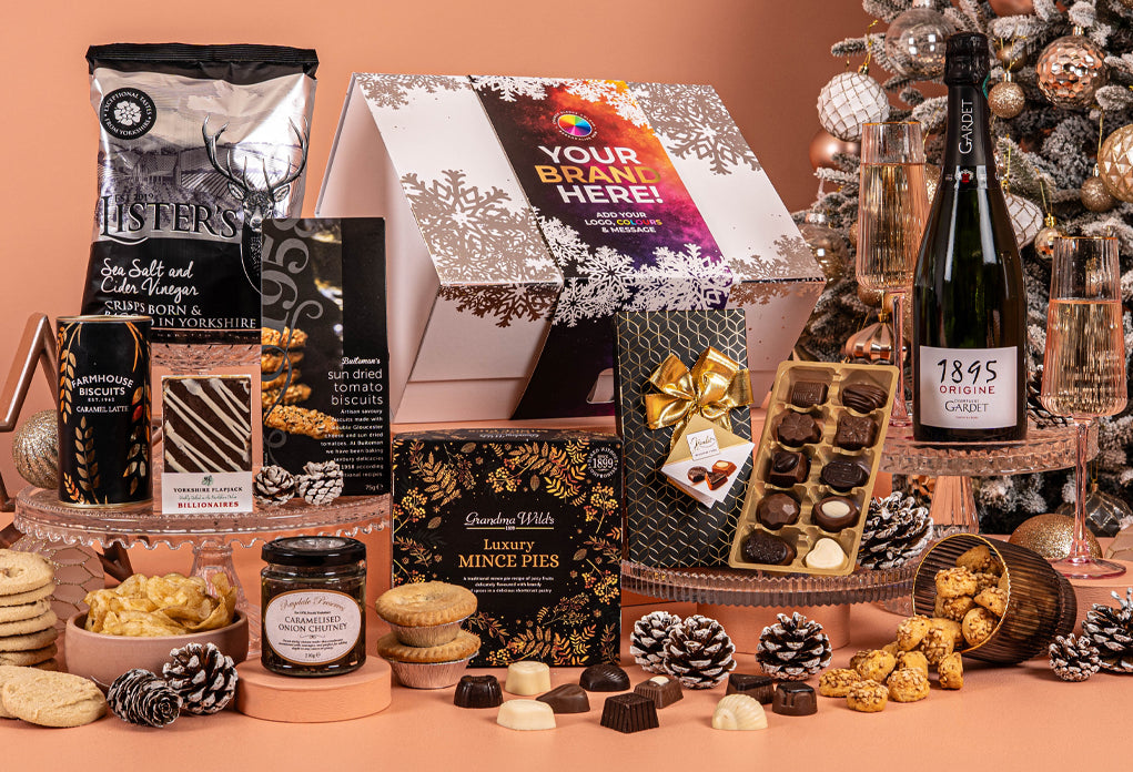 Le Noel Noir Hamper with Bespoke Branding