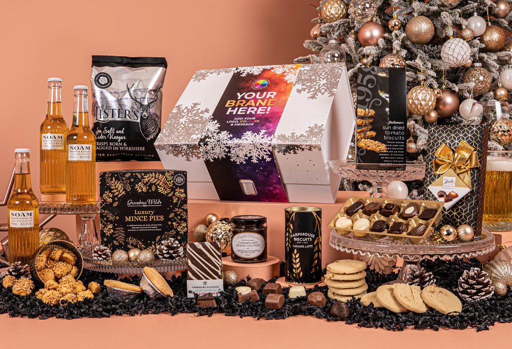 Le Noel Noir Hamper with Bespoke Branding