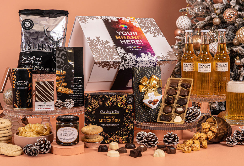 Le Noel Noir Hamper with Bespoke Branding