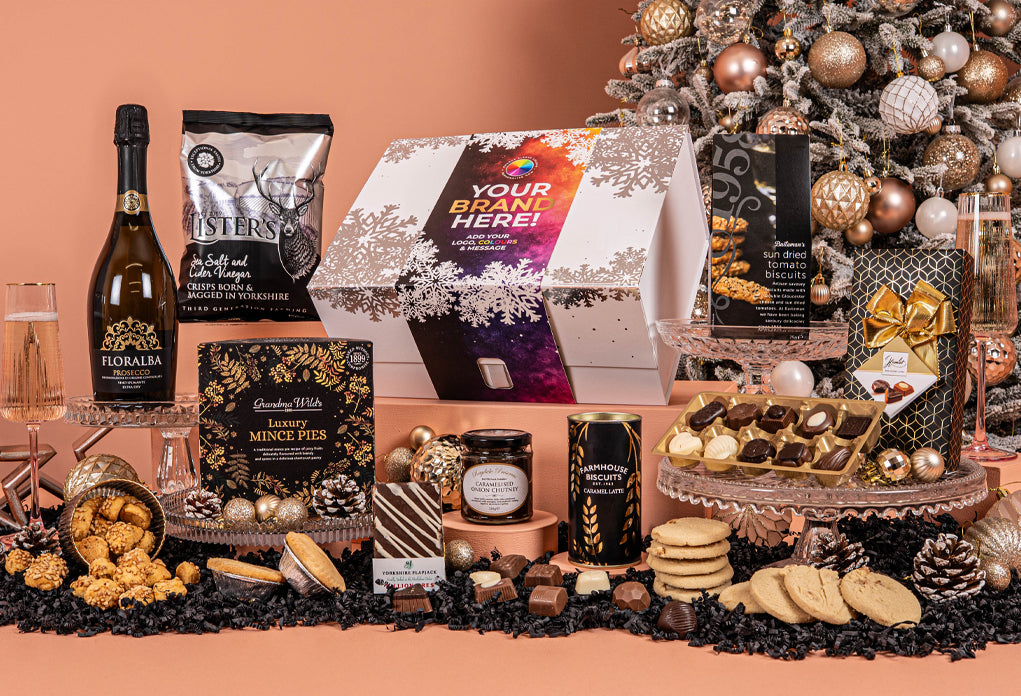 Le Noel Noir Hamper with Bespoke Branding