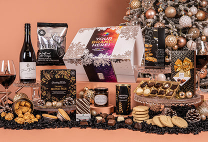 Le Noel Noir Hamper with Bespoke Branding