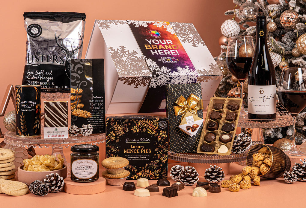 Le Noel Noir Hamper with Bespoke Branding