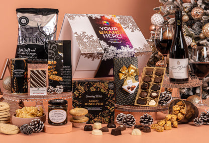Le Noel Noir Hamper with Bespoke Branding - Award-Winning Red Wine