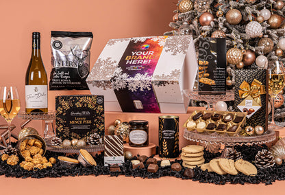 Le Noel Noir Hamper with Bespoke Branding