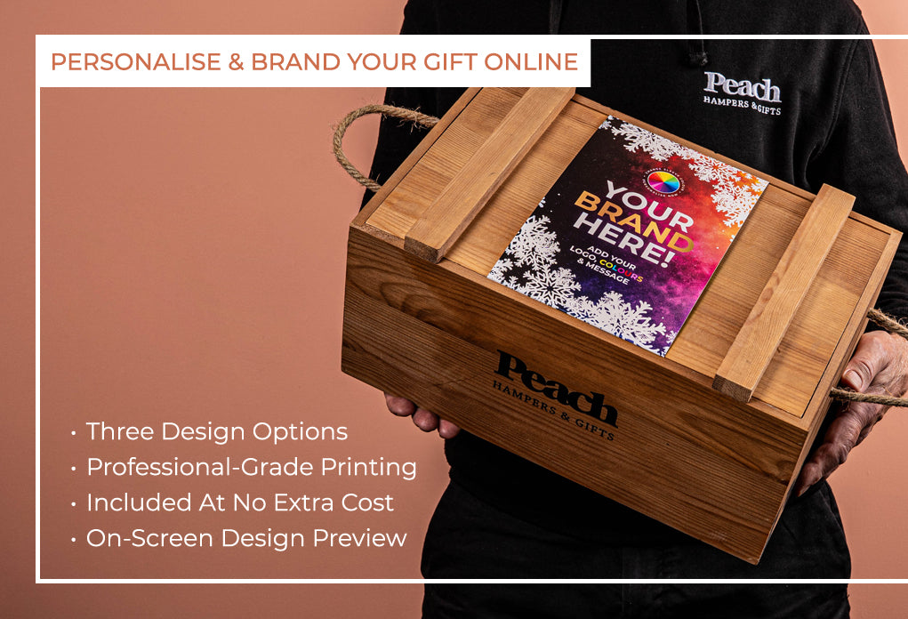 The Fireside Feast Christmas Hamper with Bespoke Branding