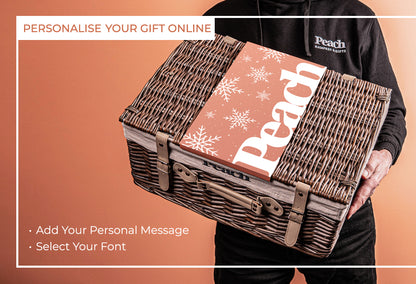 The Christmas Feast Personalised Hamper with Wine Trio
