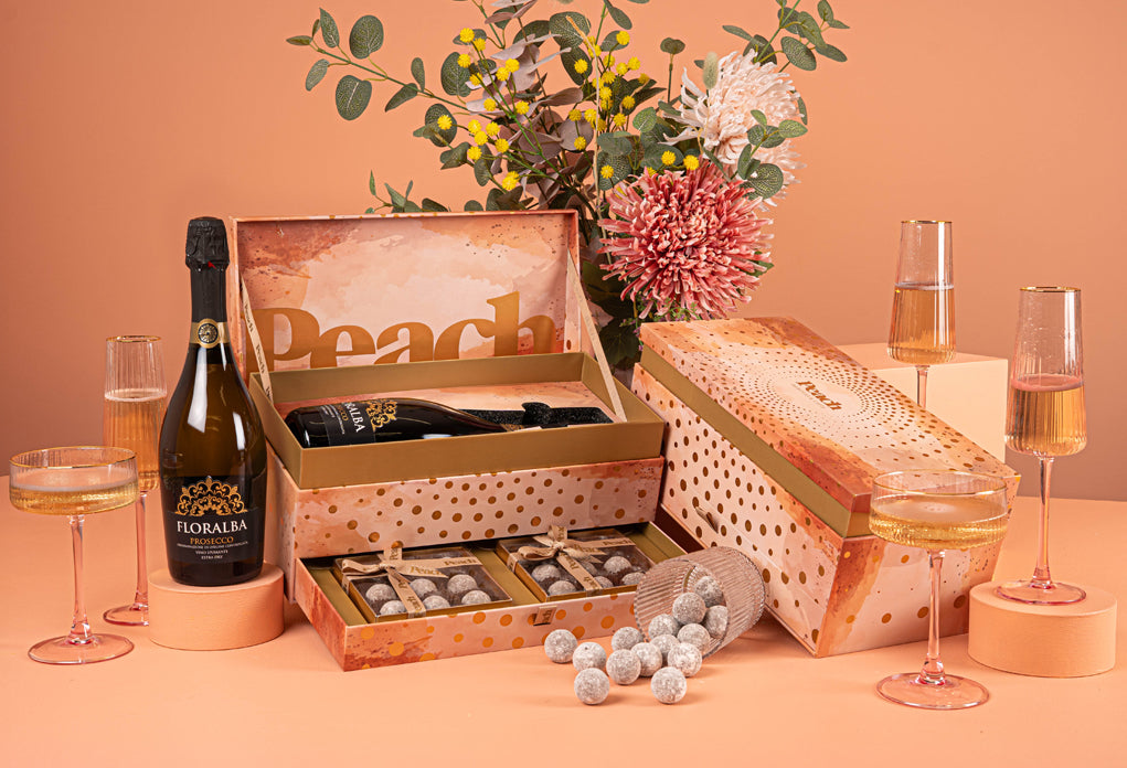 The Prosecco & Chocolate Gift Box with Bespoke Branding