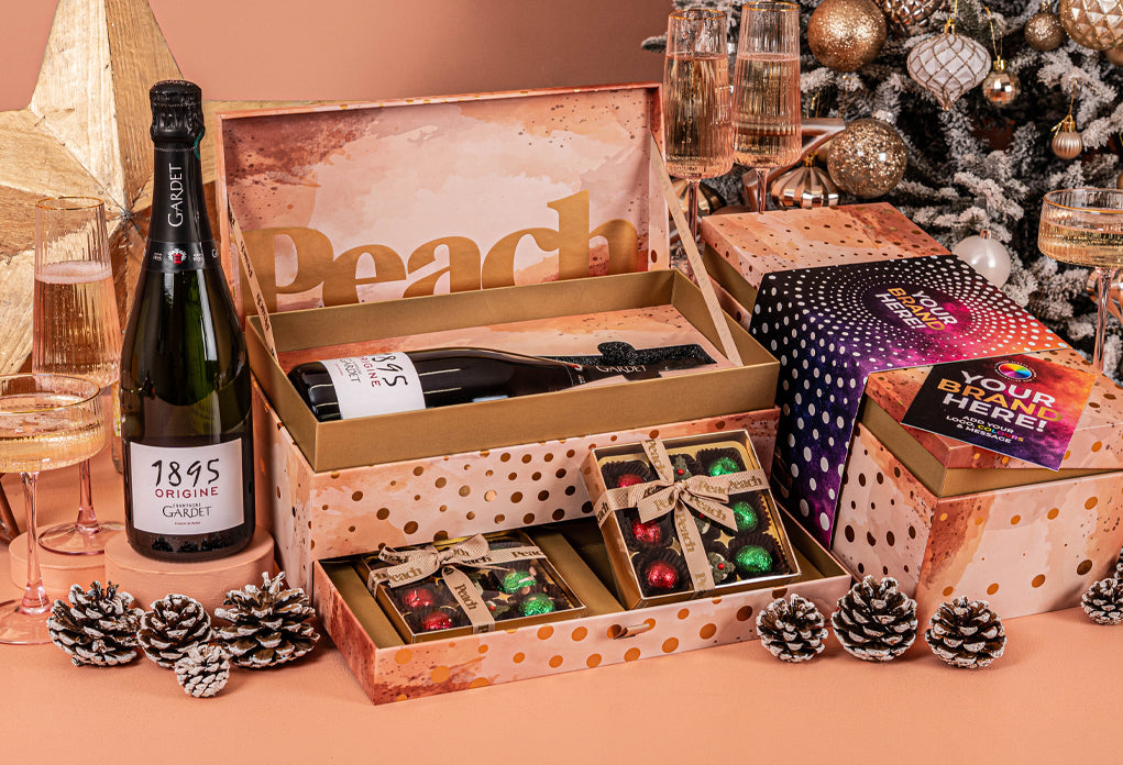 The 1895 Gardet Champagne &amp; Chocolate Gift Box with Bespoke Branding