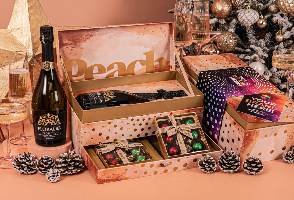 The Prosecco & Chocolate Gift Box with Bespoke Branding