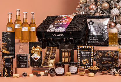 The Christmas Delights Hamper with Bespoke Branding