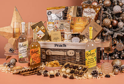 The Christmas Feast Personalised Hamper with Alcohol-Free Trio