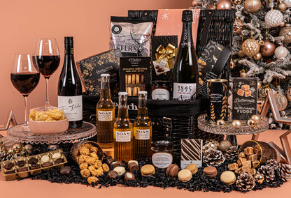 The Signature Festive Personalised Christmas Hamper with Champagne